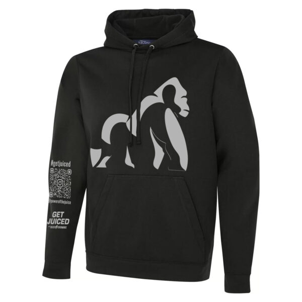 Silverback® Black Hooded Sweatshirt